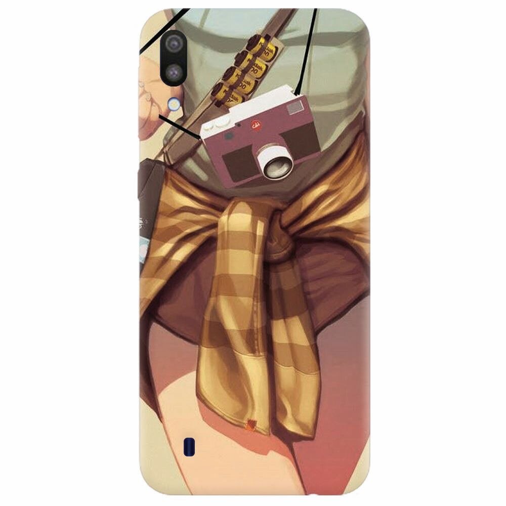 Husa silicon pentru Samsung Galaxy M10, Photograph Girl