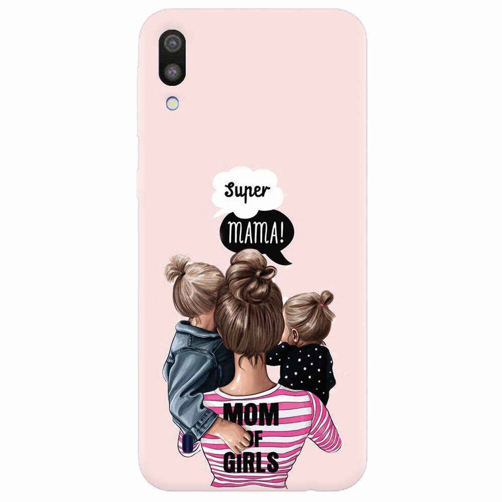 Husa silicon pentru Samsung Galaxy M10, Mom Of Girls