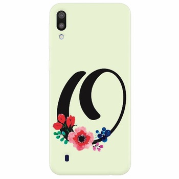 Husa silicon pentru Samsung Galaxy M10, Litera O Husa silicon pentru Samsung Galaxy M10, Litera O