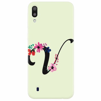 Husa silicon pentru Samsung Galaxy M10, Litera V Husa silicon pentru Samsung Galaxy M10, Litera V