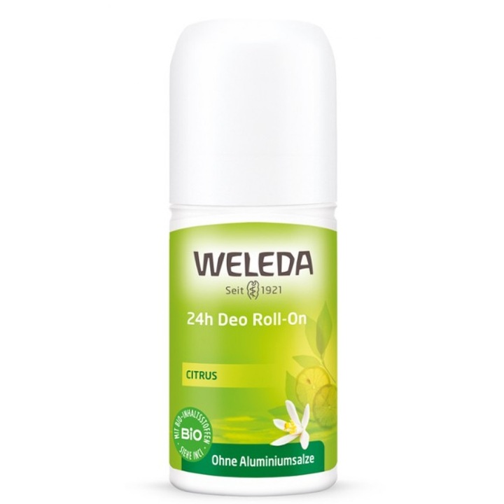 Рол-он дезодорант Weleda Citrus, Без алуминиеви соли, 50 мл