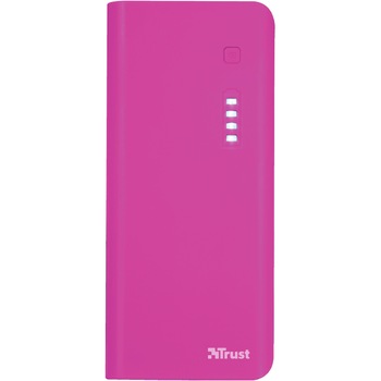 Acumulator extern Trust Primo, 10000 mAh, Pink Acumulator extern Trust Primo, 10000 mAh, Pink