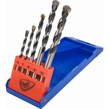 Set 5 burghiI pentru beton, 4-10 mm, Verto 60H300 Set 5 burghiI pentru beton, 4-10 mm, Verto 60H300