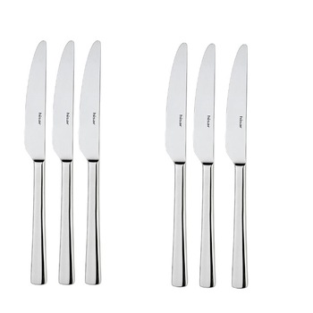 Set 6 cutite pentru desert profesionale HISAR colectia LARA Set 6 cutite pentru desert profesionale HISAR colectia LARA