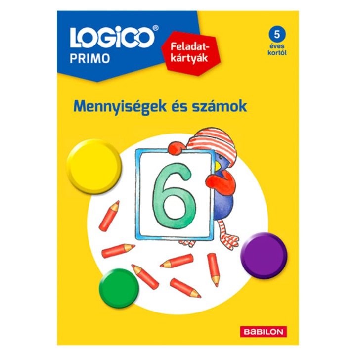 Logico primo: Feladatkártyák - Mennyiségek és számok