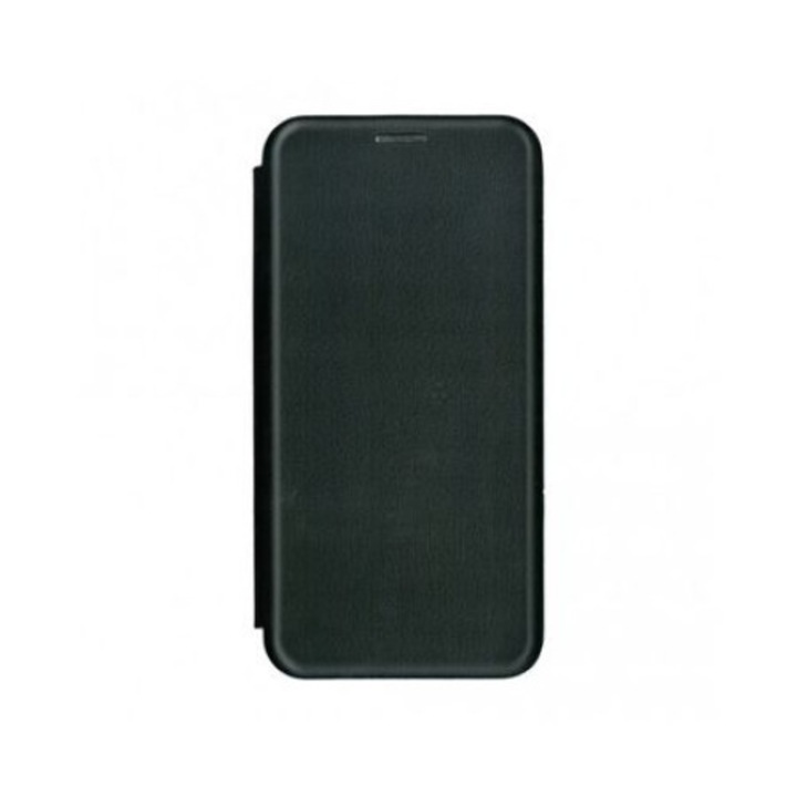 Калъф Huawei P9 Smart, еко кожа, карта, магнитно закопчаване, черен