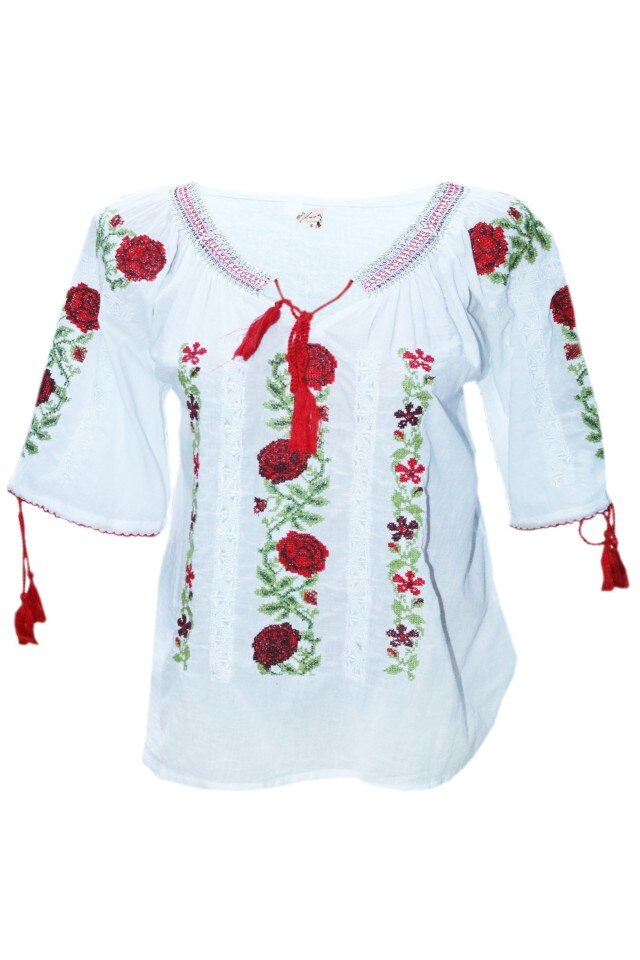 Bluza dama tip ie, traditionala, dae3990, XL INTL