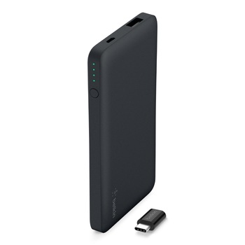 Baterie externa, Belkin, 5000 mhA, USB-C/Micro USB Adaptor Baterie externa, Belkin, 5000 mhA, USB-C/Micro USB Adaptor