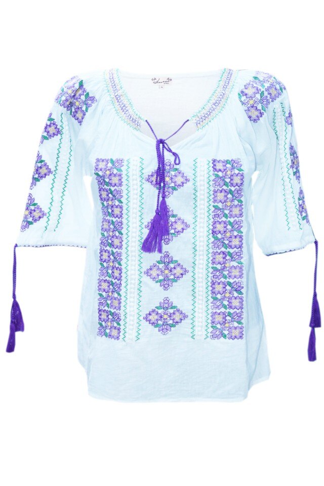 Bluza dama tip ie, traditionala, dae4116, XL INTL