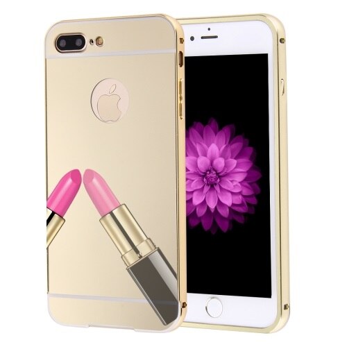 Husa protectie MIRROR CASE pentru iPhone 7 Plus, Oglinda, Auriu