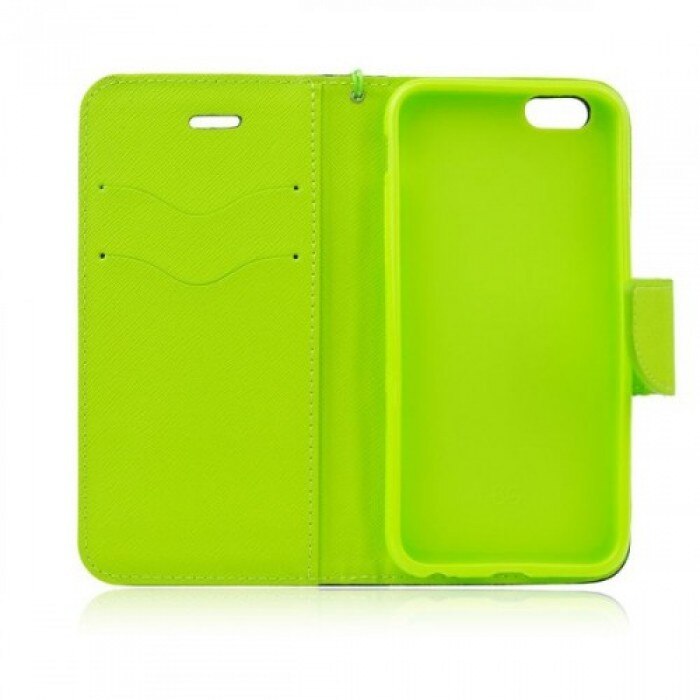 Husa de protectie, Huawei P8, Flip Cover, Verde