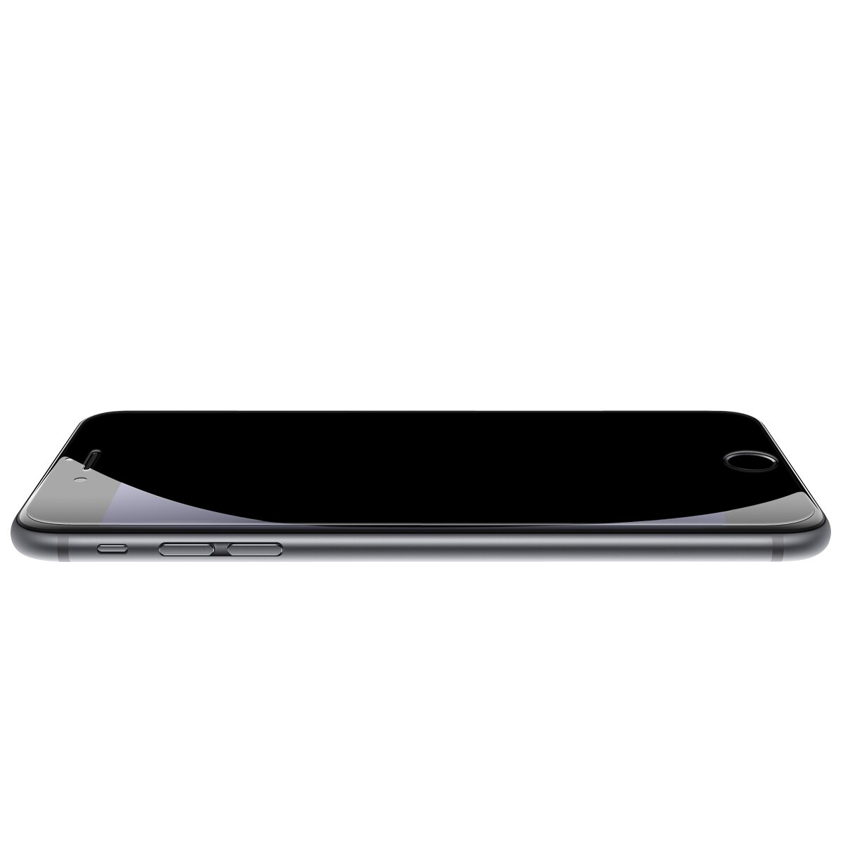 Folie protectie telefon, Baseus, Pentru Apple iPhone 7, Transparent/Negru