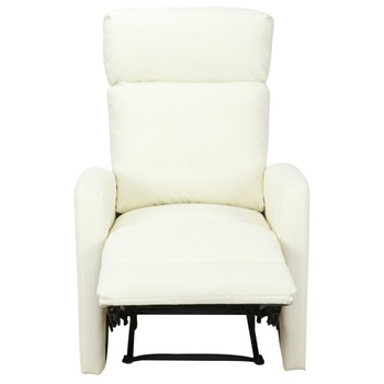 Fotoliu ergonomic, Homcom, reglabil, Crem, 65x92x100 cm Fotoliu ergonomic, Homcom, reglabil, Crem, 65x92x100 cm