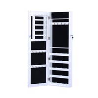 dulap elegant cu oglinda pentru bijuterii homcom alb 37x95x112 cm imagen 47_0_
0