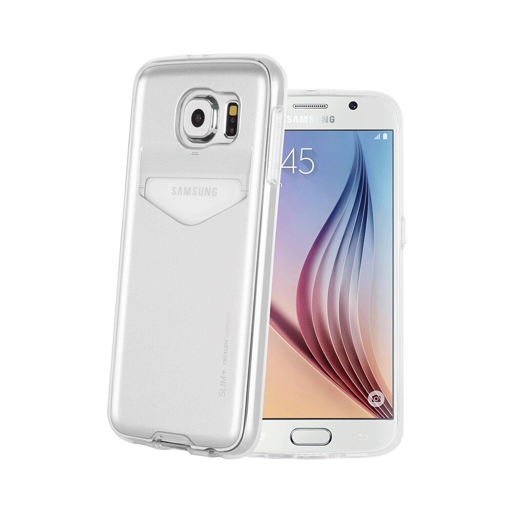 Husa de protectie Goospery Slim Plus Samsung S6 edge Silver