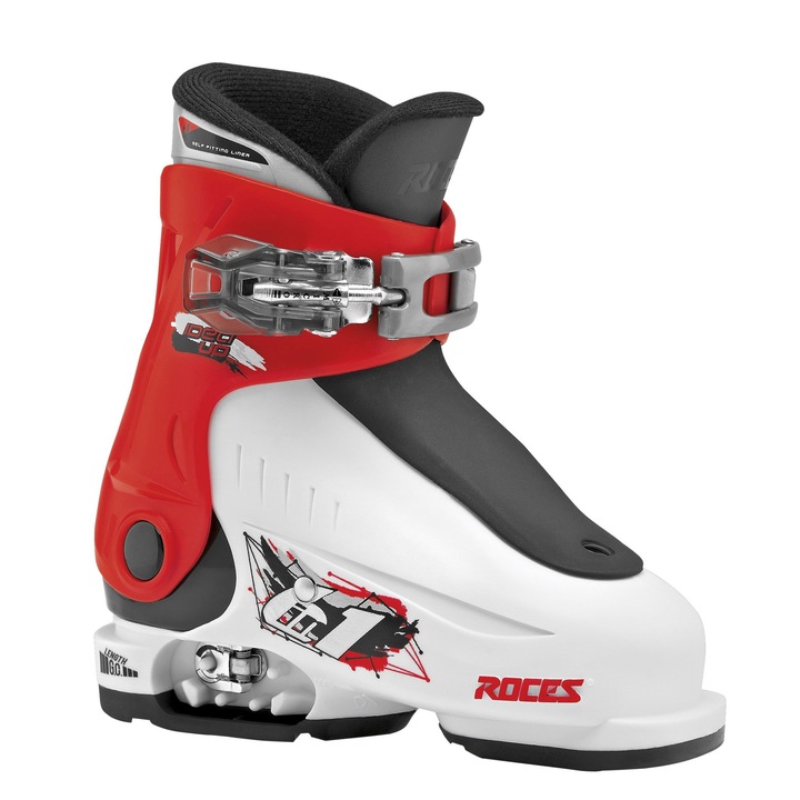 Clapari Roces reglabili pentru copii, Alb, 16/18,5