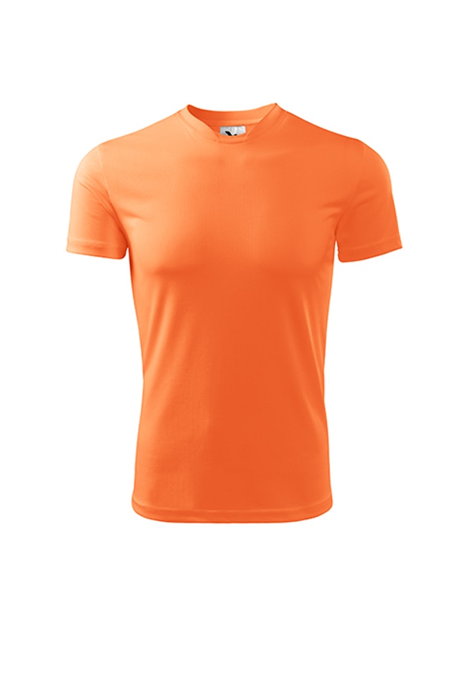 Tricou barbati Malfini sport poliester Fantasy, Oranj mandarina