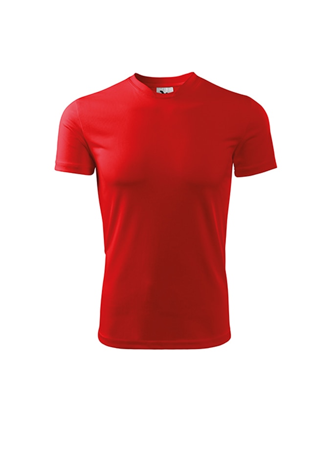 Tricou barbati Malfini sport poliester Fantasy, Rosu