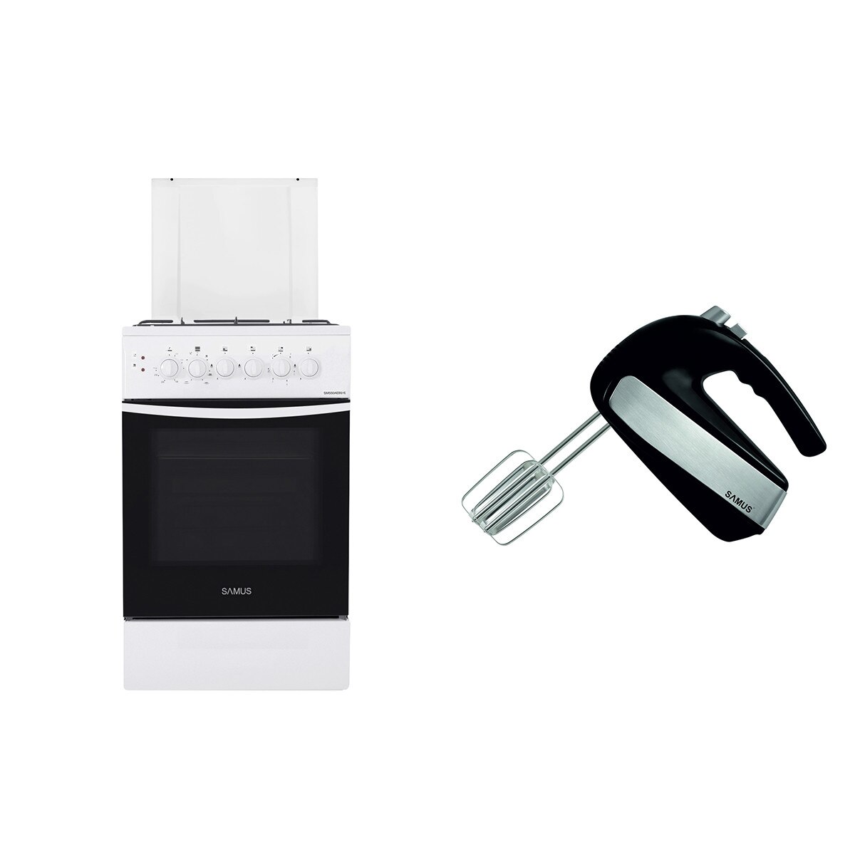 Pachet Aragaz Samus SM550AEBS1E + Mixer Samus SMX-500