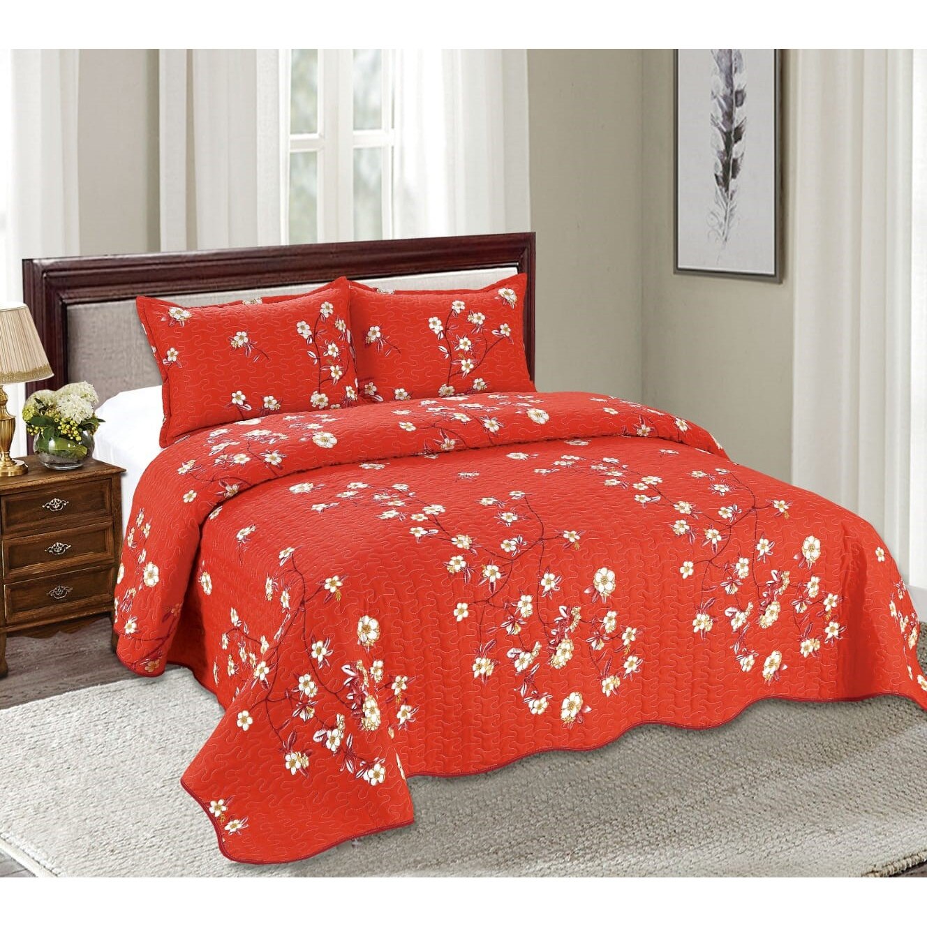 Cuvertura pentru pat Via Dante, 2 persoane, 220x240 cm (J)