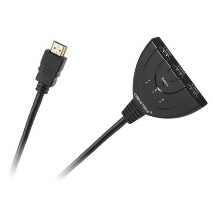 Spliter HDMI cu 3 intrari si o iesire - 401590