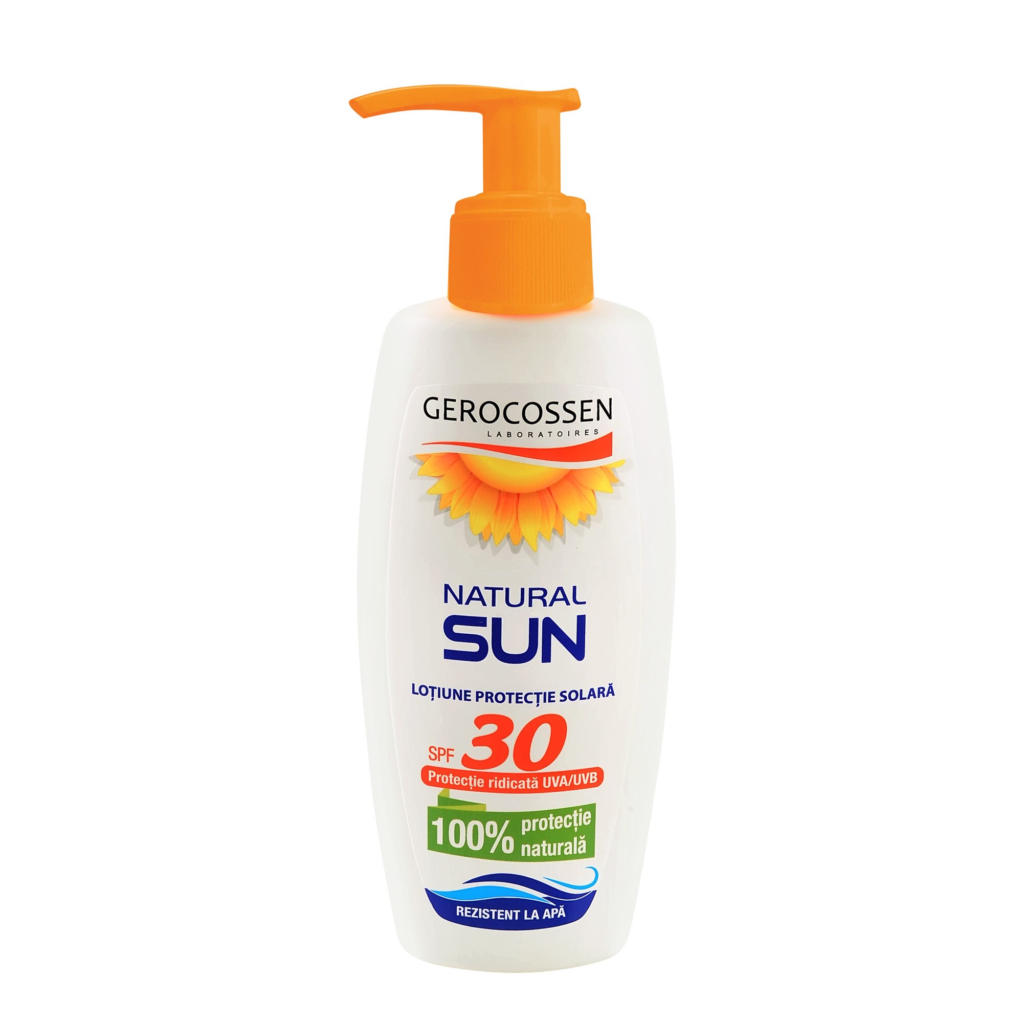 Lotiune cu protectie solara SPF 30 Gerocossen Natural Sun - 200 ml