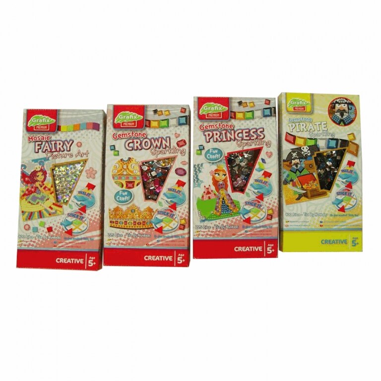 Set creatie mozaic cu strasuri (4 modele) - Grafix