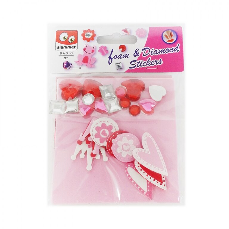 Autocolante din Spuma cauciucata Cauciucata si autocolante diamant (2 modele) - Canenco