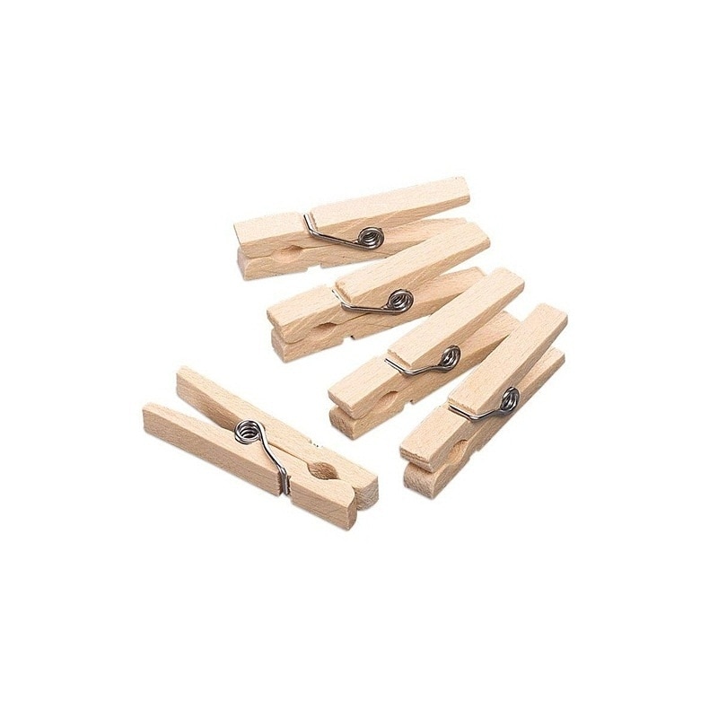 Set 50 clestisori din lemn natur, 5 x 1.8 cm - Decoratiunicreative