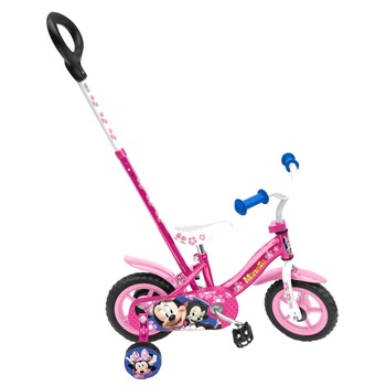 Bicicleta Minnie 10 cu bara de impins Bicicleta Minnie 10 cu bara de impins