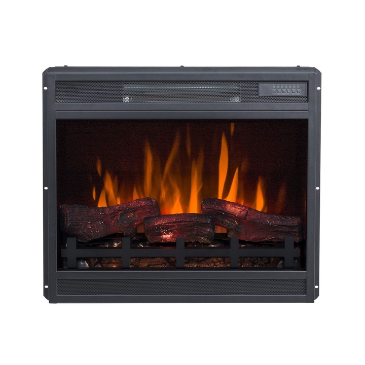 Focar semineu electric incorporabil Aflamo LED 60 3D cu sunet