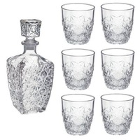Set carafa cu 6 pahare whisky BORMIOLI MN0110319