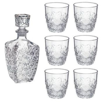 Set carafa cu 6 pahare whisky BORMIOLI MN0110319 Set carafa cu 6 pahare whisky BORMIOLI MN0110319