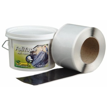 Banda cu 2 fete pentru captuseala iaz,Ubbink, 7,5 x 600 cm, Negru Banda cu 2 fete pentru captuseala iaz,Ubbink, 7,5 x 600 cm, Negru