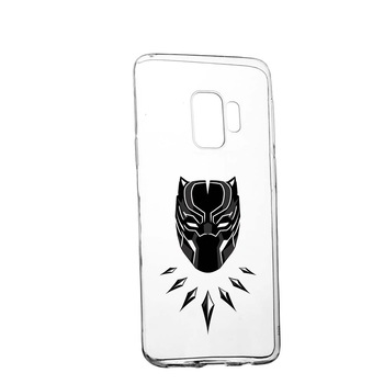 Husa de protectie Marvel, Black Panther pentru Samsung Galaxy S9, rezistenta la uzura, anti-alunecare, din silicon Premium, 243 Husa de protectie Marvel, Black Panther pentru Samsung Galaxy S9, rezistenta la uzura, anti-alunecare, din silicon Premium, 243