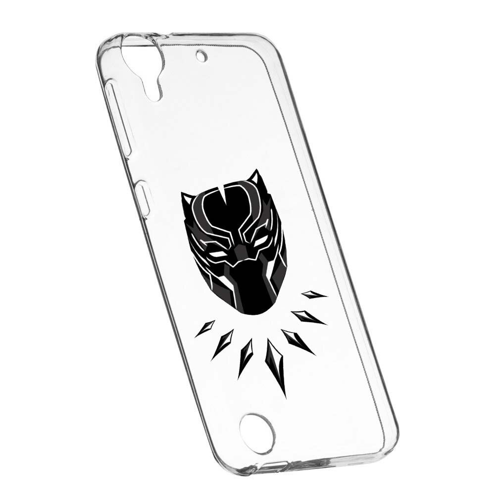 Husa de protectie Marvel, Black Panther pentru HTC Desire 825/10 Lifestyle, rezistenta la uzura, anti-alunecare, din silicon Premium, 243