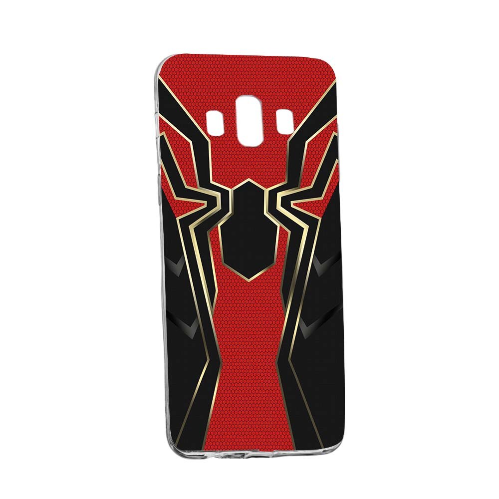 Husa de protectie Marvel, Spider-Man pentru Samsung Galaxy J6 Plus 2018, rezistenta la uzura, anti-alunecare, din silicon Premium, 244