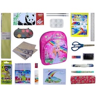 Ghiozdan Economic echipat pentru gradinita si clasa 0, Fete, 25 x 11 x 29 cm