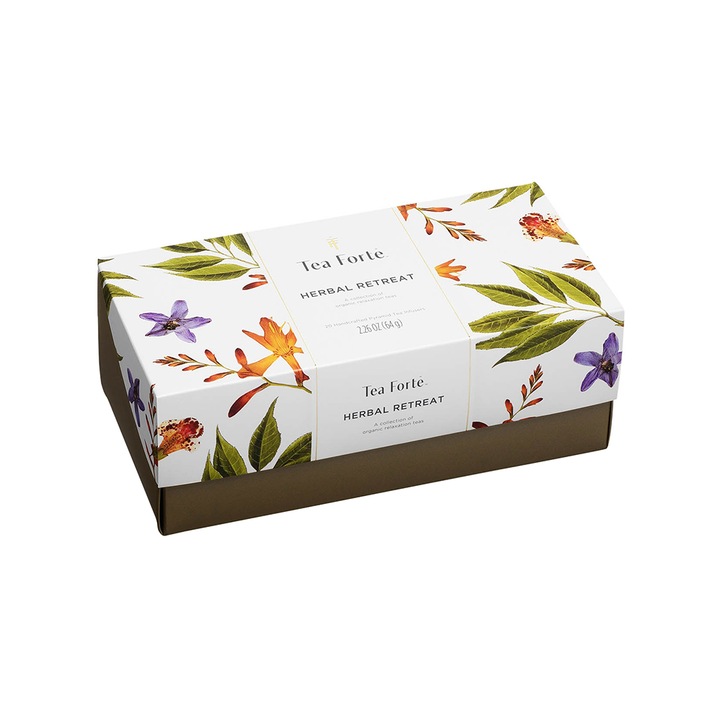 Cutie cu 20 piramide ceai Tea Forte Herbal Retreat