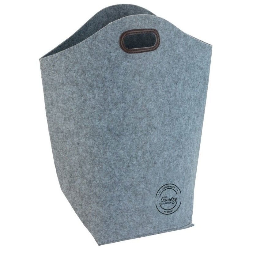 Cos de rufe din pasla, 42 litri, Gri, WENKO