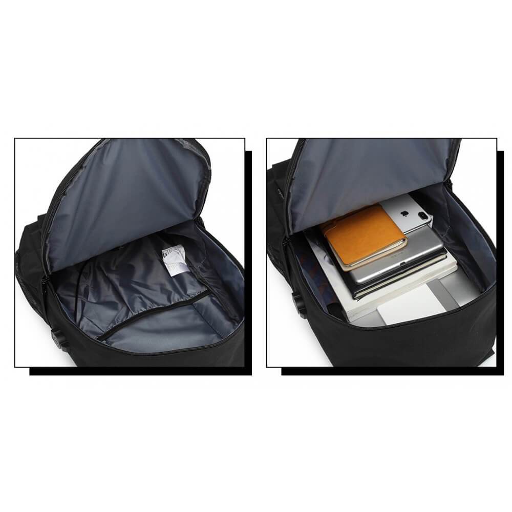 Rucsac barbati SMART laptop Andrew, Negru