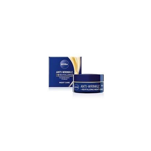 Crema de noapte anti-rid cu efect de revitalizare 55+, Nivea 50 ml