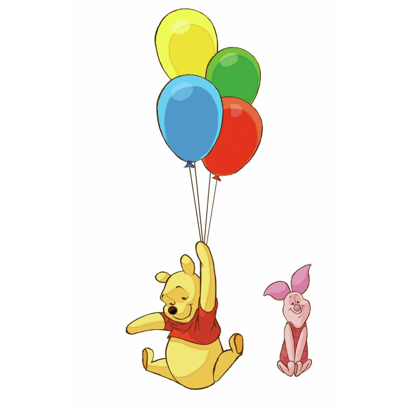 Sticker gigant POOH si PIGLET | 60,9 cm x 148,5 cm