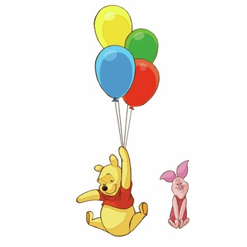 Sticker gigant POOH si PIGLET | 60,9 cm x 148,5 cm Sticker gigant POOH si PIGLET | 60,9 cm x 148,5 cm