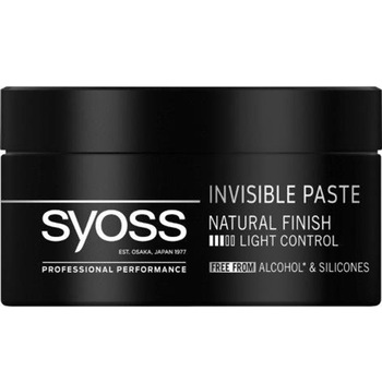 Pasta de par modelatoare Syoss Invisible Hold pentru fixare puternica, 100 ml Pasta de par modelatoare Syoss Invisible Hold pentru fixare puternica, 100 ml