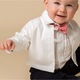 Cardigan botez baieti Innocence, bumbac alb, 62 cm, 3-6 luni