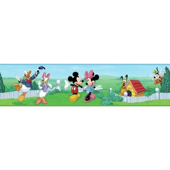 Bordura MICKEY MOUSE si Prietenii | 12,7 cm x 4,57 m Bordura MICKEY MOUSE si Prietenii | 12,7 cm x 4,57 m