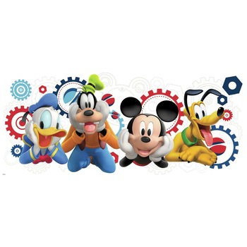 Sticker gigant MICKEY MOUSE CLUB | 1 colita de 45,7 cm x 101,6 cm Sticker gigant MICKEY MOUSE CLUB | 1 colita de 45,7 cm x 101,6 cm