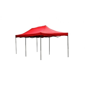 Cort Pavilion 3 m x 6 m PREMIUM Rosu Pliabil Cadru Metal Masiv pentru Curte, Gradina sau Evenimente 60KG Cort Pavilion 3 m x 6 m PREMIUM Rosu Pliabil Cadru Metal Masiv pentru Curte, Gradina sau Evenimente 60KG