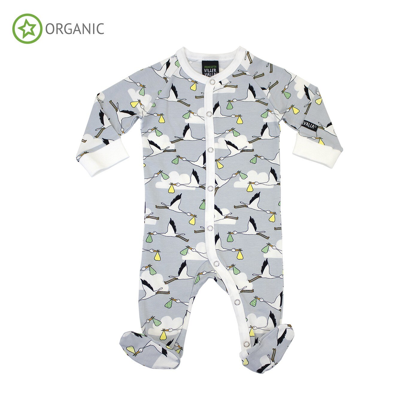 Pijama Bebelusi Din Bumbac Organic Cu Berze Villervalla 56 Emag Ro